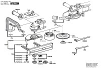 Bosch 0 601 356 042 GWS 20-180 Angle Grinder 240 V / GB Spare Parts GWS20-180